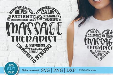 Massage Therapist Svg A Masseusse Svg For Shirts And Totes