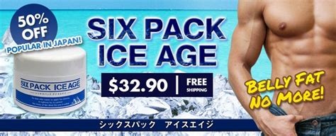 Restocked Limited Offer 2990 Japan Six Pack Ice Age Gel Diet Support Massage Gel For Bodies