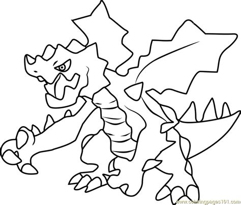Yveltal Coloring Page Coloring Pages