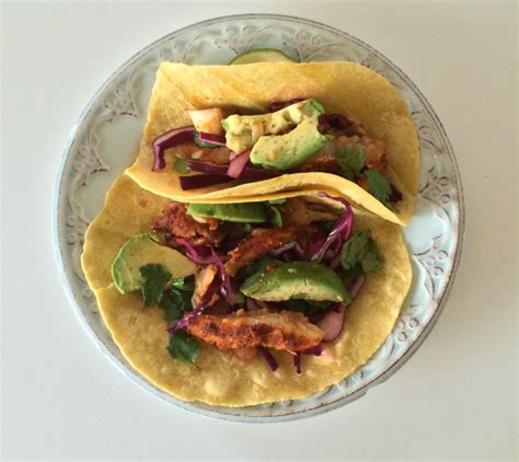 Easy Fish Tacos With Cilantro Lime Sauce Tracey Zimmer