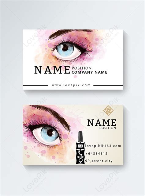 Makeup Artist Business Cards Template Imagepicture Free Download