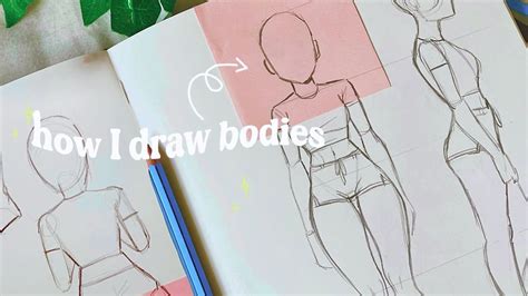 How I Draw Bodies 💓 Youtube