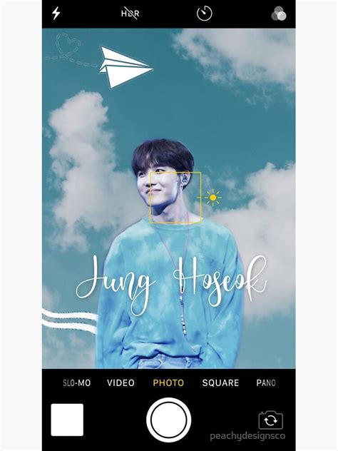 Bts Jhope Airplane Aesthetic Sticker For Sale By Peachydesignsco