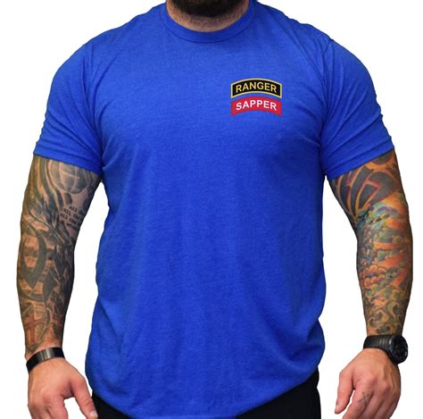 Ranger Sapper Tab T Shirt Army Sapper Apparel