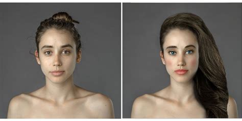 Woman Gets 25 Photoshop Makeovers To Fit Worldwide Ideals Of Beauty Technology Huffington