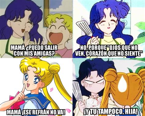 Serena Y Su Madre Meme Meme De Sailor Moon Sailor Moon Sailor Moon Stars
