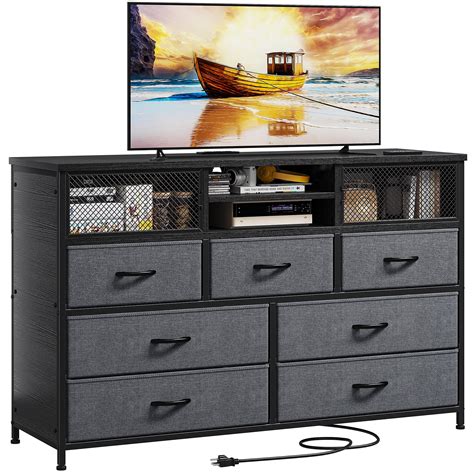 Enhomee Long Dresser For Bedroom 50 Tv Stand For Living Room With