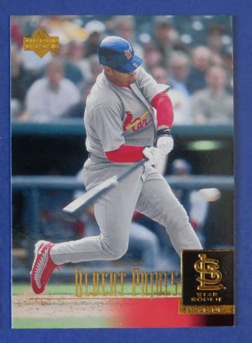 2001 Upper Deck Albert Pujols Rookie Baseball Card 295 P2 ~ Nmmt Ebay