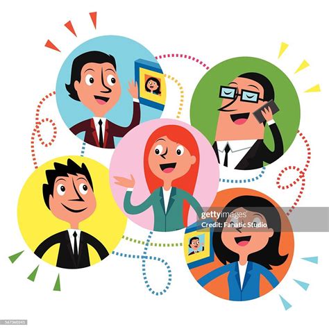 Business Communication And Networking High Res Vector Graphic Getty