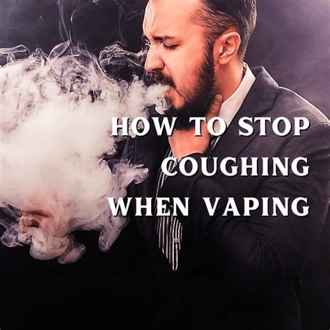 Why Do You Cough When You Vape And How To Stop It Vaperite
