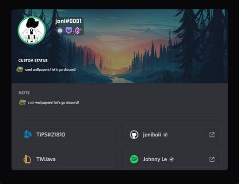 Idea For Customizable Profiles Wallpapers Discord