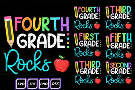 Back To School Rocks Bundle Svg Graphic By Tlamtha Studio · Creative