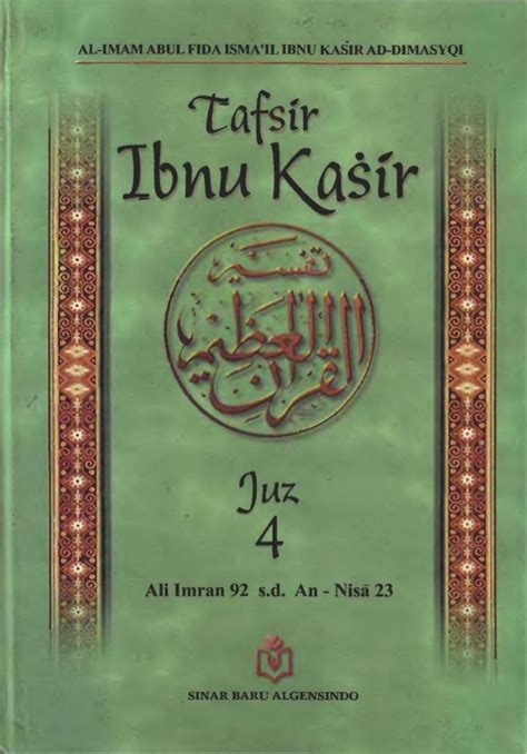 Featured image of post Tafsir Ibnu Katsir PDF Lengkap