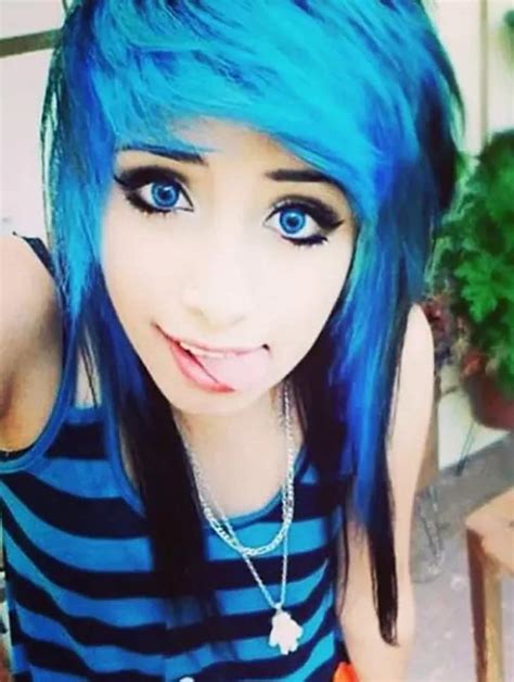 45 Best Images Black And Blue Emo Hair Emo Hairstyles For Girls For
