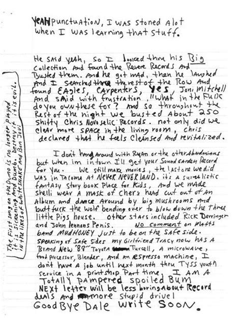 Inside Kurt Cobains Letters And Journals Kurt Cobain Nirvana Album