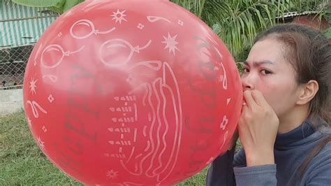 blow big balloons outdoor fun ounneth 풍선 76 youtube