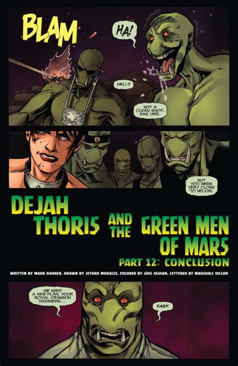 Men are from mars, women are from venus (1992) is a book written by american author and relationship counselor john gray, after he had earned degrees in meditation and taken a correspondence course in psychology. Dynamite® Dejah Thoris And The Green Men Of Mars #12 (Of 12)