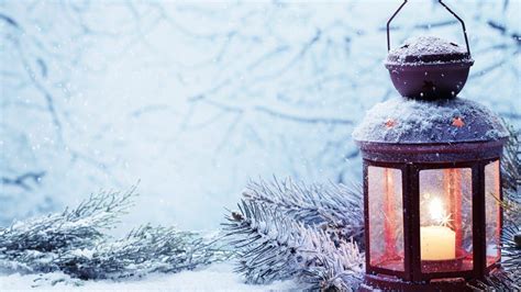 Winter Lantern Wallpapers Wallpaper Cave