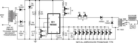 Now both can be associated to. 555 timer bassed Electronic lock circuit with explanation ...