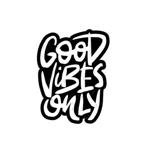 Free Vector Good Vibes Only