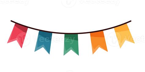 Colorful Garlands Party Banner 21613471 Png