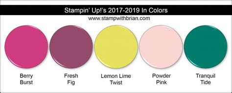 Be Inspired Blog Hop 2017 2019 In Colors Stamp With Brian