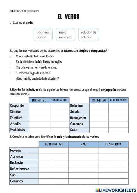 A Spanish Lesson For Students To Learn How To Use The Verbs In An