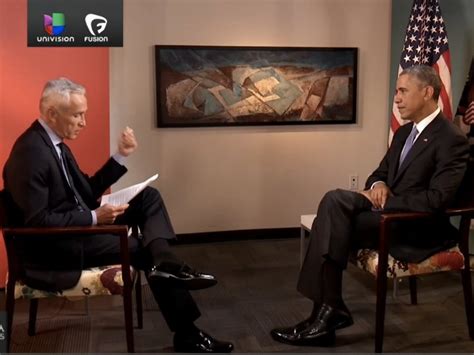 Obama Spars With Jorge Ramos Over Immigration Business Insider