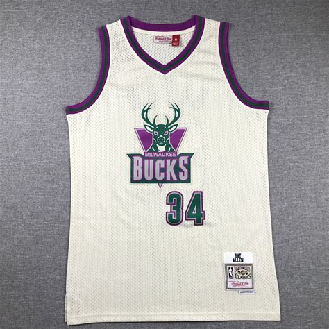 Camiseta Ray Allen 34 Milwaukee Bucks 【2490€】 Tcnba