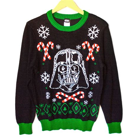 Star Wars Darth Vader Tacky Ugly Christmas Sweater The Ugly Sweater Shop