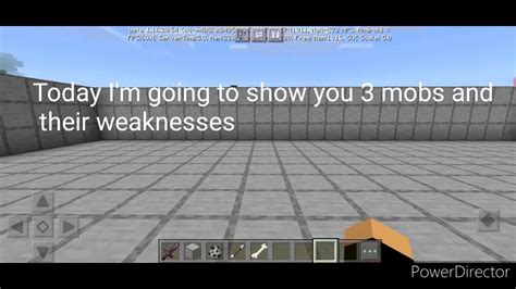 3 Minecraft Mobs And Their Weaknesses Youtube