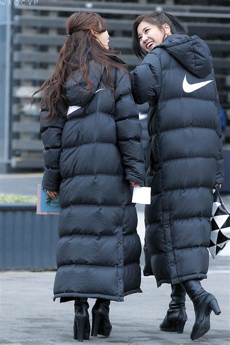 Aoa Nike Puffer Coats Long Puffy Coat Winter Fashion Long Winter Coats