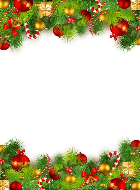 Hd Christmas Frame Png Transparent Background Free Download 47082