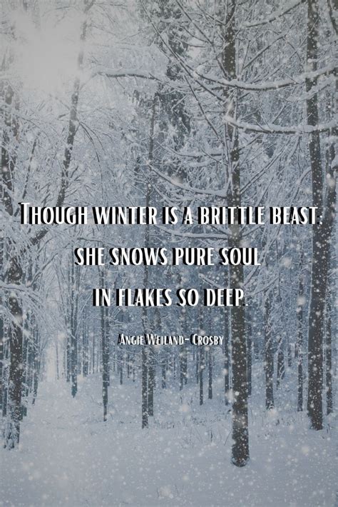 Winter Quotes To Make Your Soul Sparkle Winter Beauty Quotes Winter
