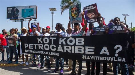 Haiti Weeks Of Protests Demanding The Resignation Of The President Youtube