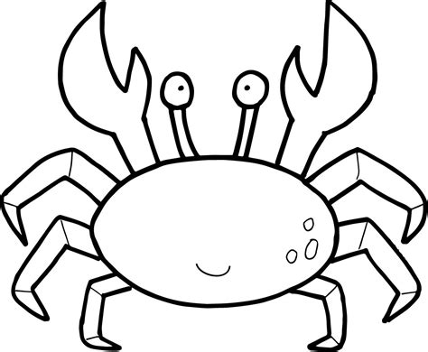 Simple Crab Drawing At Getdrawings Free Download