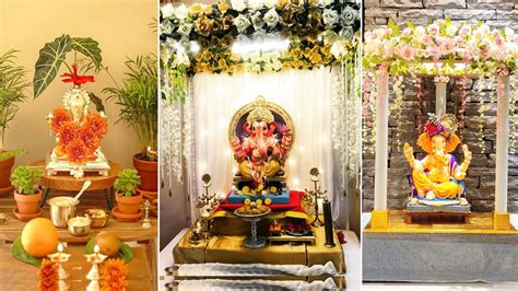 50 Ganesh Chaturthi Decoration At Home Ideas 2023