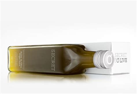 New Packaging For Secret To Live By Soporte Comunicación Bpando Olive
