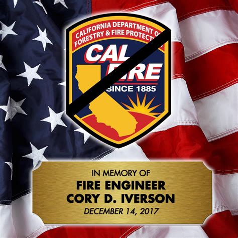 In Memory Of Engineer Cory Iverson Rancho Santa Fe Fire Protection