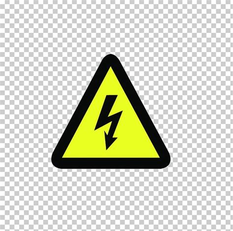 Electricity Warning Sign Hazard Symbol Png Black Brand Card