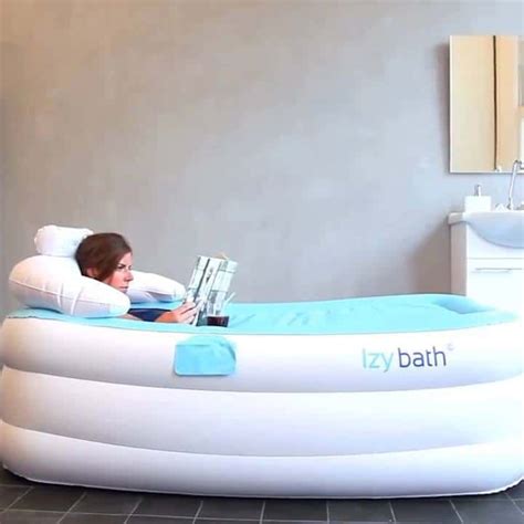 Most inflatable bathtubs can be used indoors and outdoors. Tubble Is an Inflatable Bathtub That Fits into Almost any ...