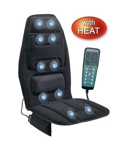 Massage Back Homedics Home Shiatsu Heat Seat Car Massager Chair Cushion Lumbar Car Chair
