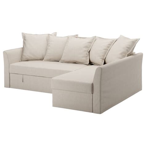 Quando le dimensioni della camera da letto sono ridotte, il letto con contenitorie diventa indispensabile e molto comodo. HOLMSUND Fodera per divano letto angolare, Nordvalla beige - IKEA IT