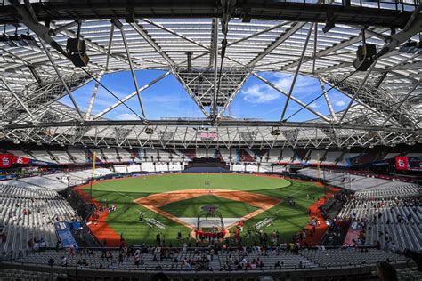 West Ham Stadium Transformed For Baseball And Mlb London Series Futbol