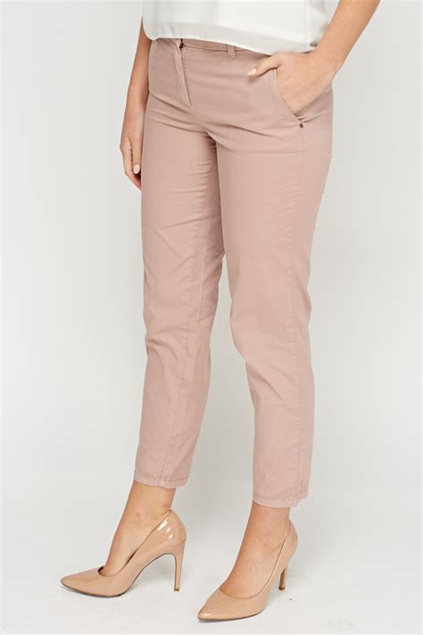 Dusty Pink Casual Trousers Just 6