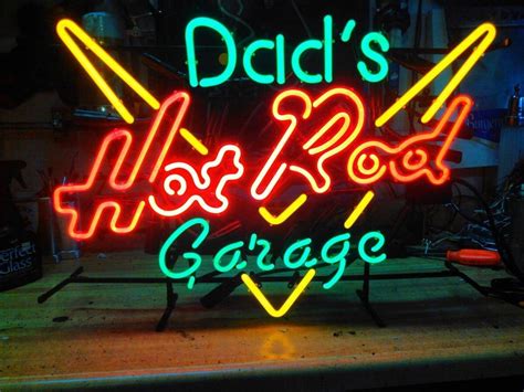 Custom Name Hot Rod Garage Neon Sign Neon Light Diy Neon Signs