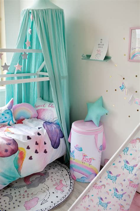 Bedding Setdecor With Unicorngirls Cushiontoddler Girl Roomtoy