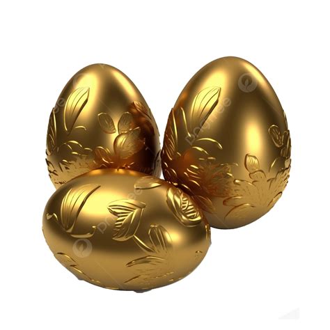 3d Golden Easter Eggs Golden Easter Eggs Easter Golden Eggs 3d