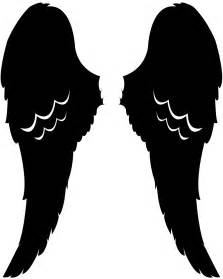 Angel Wings Silhouette Free Vector Silhouettes
