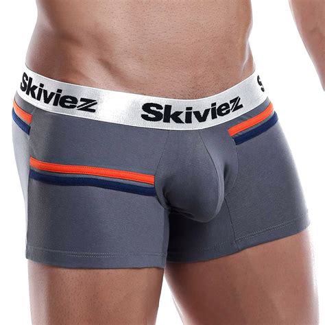 Mens Sexy Boxer Trunk Underpants Soft Pouch Enhancing Low Waist Shorts Underwear